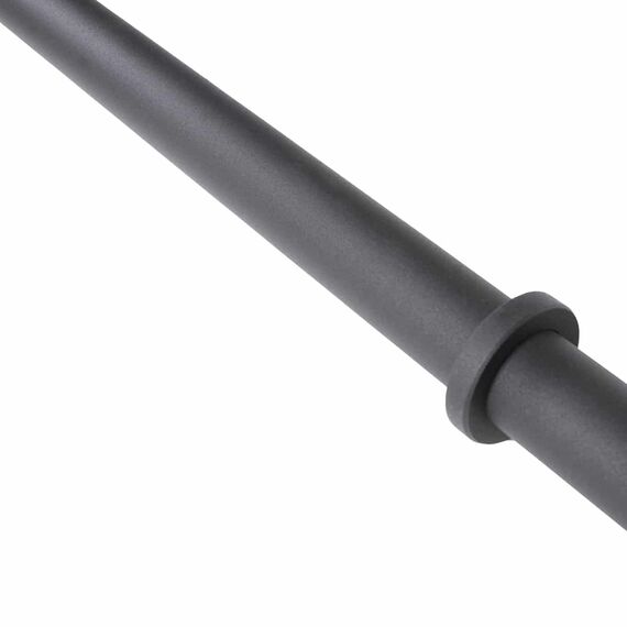 Axle" bar 213cm steel Ø 50mm + 2 stop discs, Colour: Schwarz, 7 image