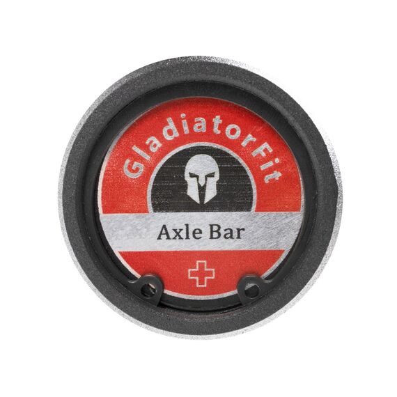 Axle" bar 213cm steel Ø 50mm + 2 stop discs, Colour: Schwarz, 8 image
