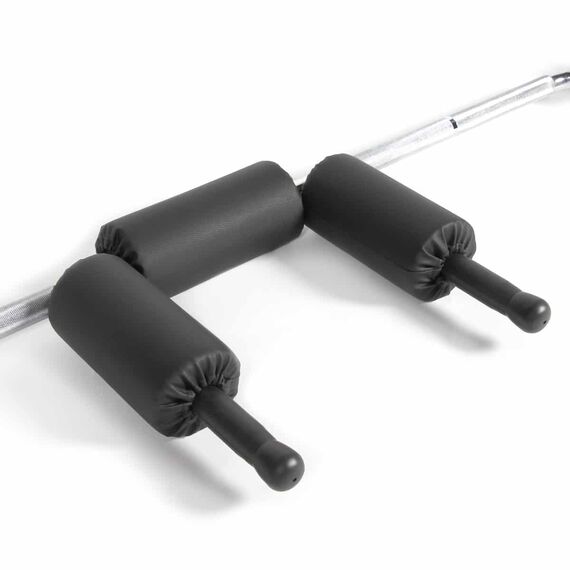 220cm Ø50mm steel "Safety Squat Bar" + 2 disc stops, 6 image