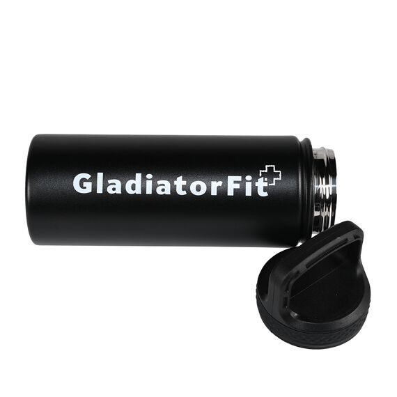 Isothermische Fitness-Flasche 500ml aus Edelstahl, 7 image