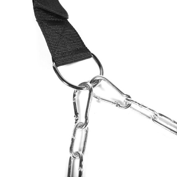 Dip Belt" bodybuilding belt with chain 90cm ballastable, 5 image