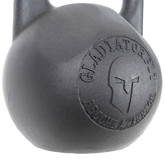 Powder-coated steel kettlebell GladiatorFit | 36 KG, Colour: Schwarz, Additional Weight: 36 kg, 4 image