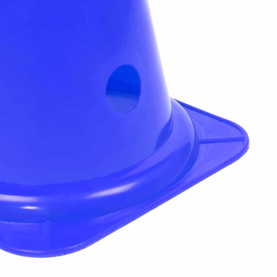 Cône 38cm 3 trous pour jalons Ø 25mm | Bleu, Couleur: Bleu, 4 image