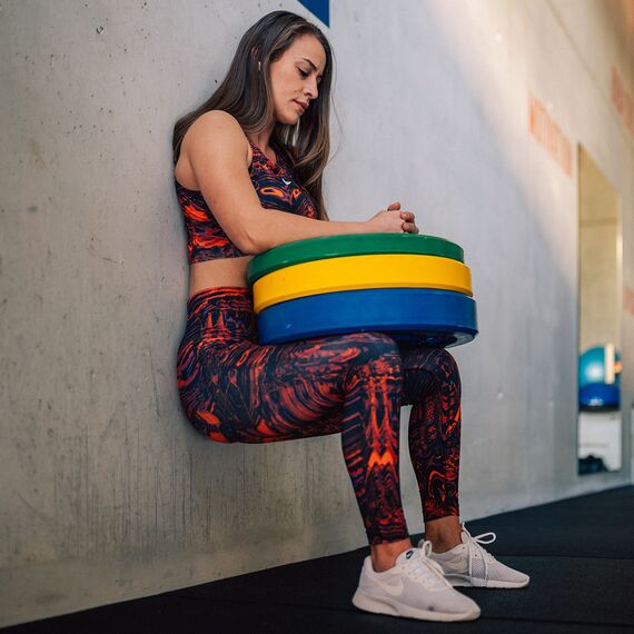 Olympic color rubber "Bumper Plate" Ø 51mm | 5 KG, Colour: Grey, Additional Weight: 5 kg, 7 image
