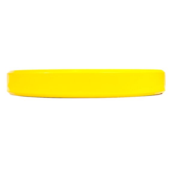 Olympische Scheibe gummifarbig "Bumper Plate" Ø 51mm | 15 KG, Farbe: Gelb, Zusatzgewicht: 15 kg, 6 image