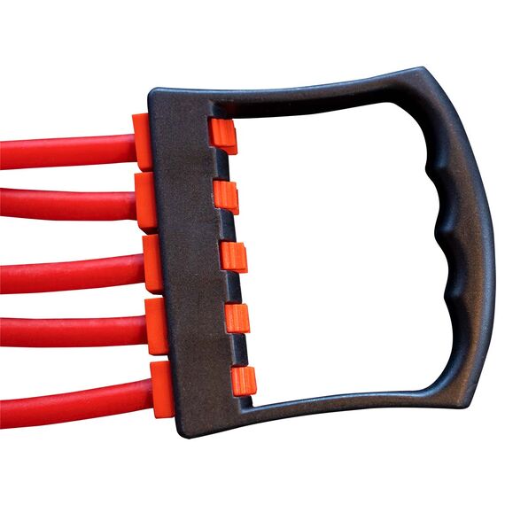 Latex resistance expander with handles | Rot, 5 image