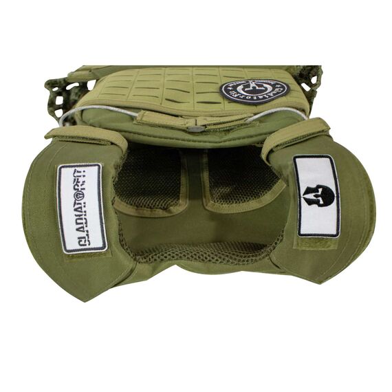 Veste gilet lesté tactique "Weighted Vest" | Vert militaire 6.5 KG, 6 image