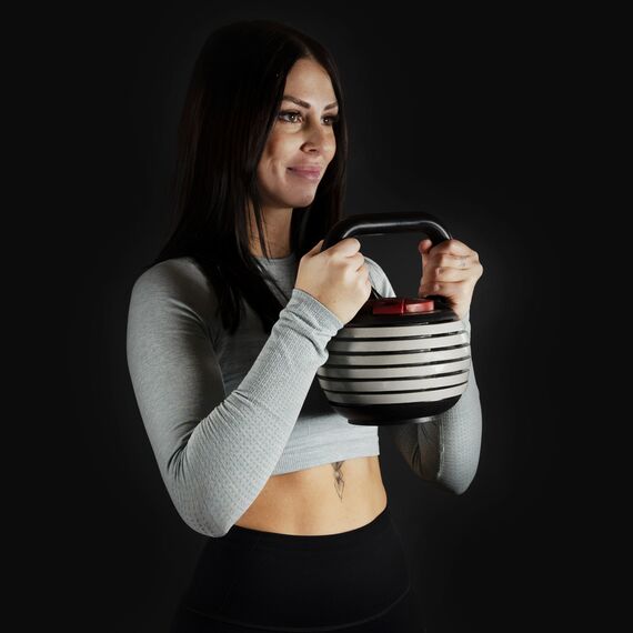 Verstellbare Kettlebell mit variabler Last aus Stahl | 9 KG, 7 image