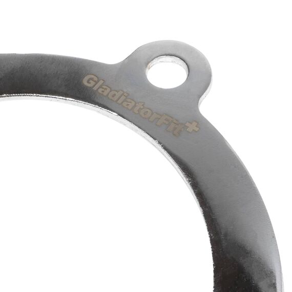 Curved steel and rubber pulley pull handle, 6 image