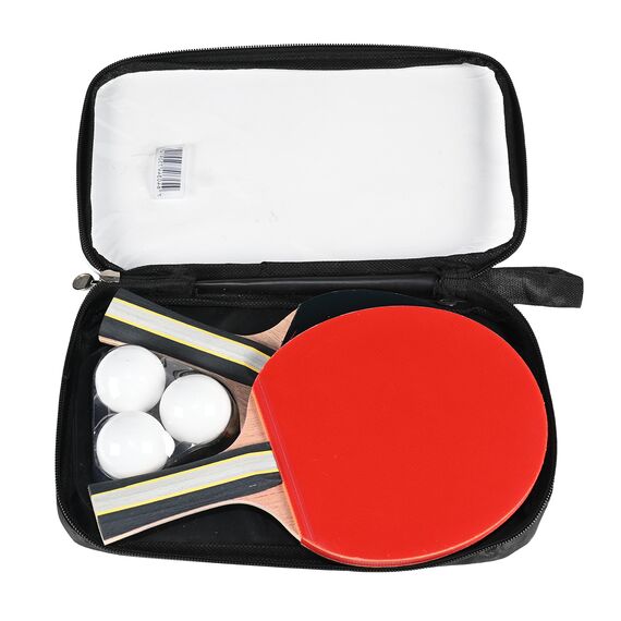 Set of 2 ping pong rackets + carrying bag, 4 image