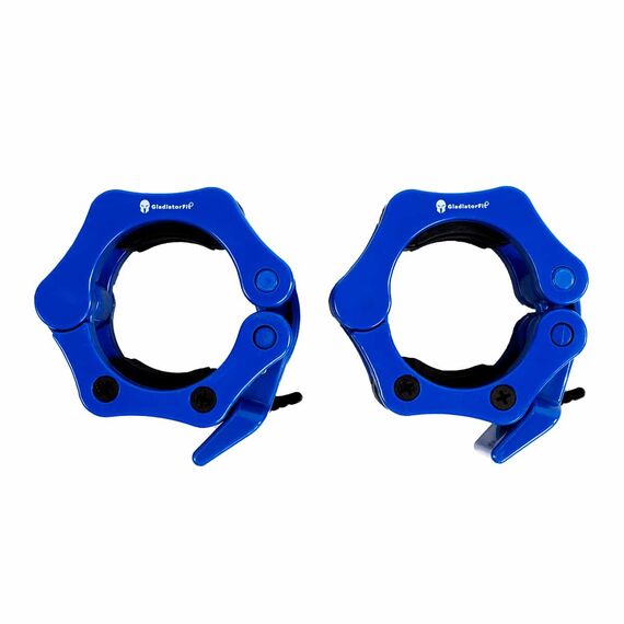 Lock Jaw" plastic disc stops for Ø 50mm bars | Blau, 4 image