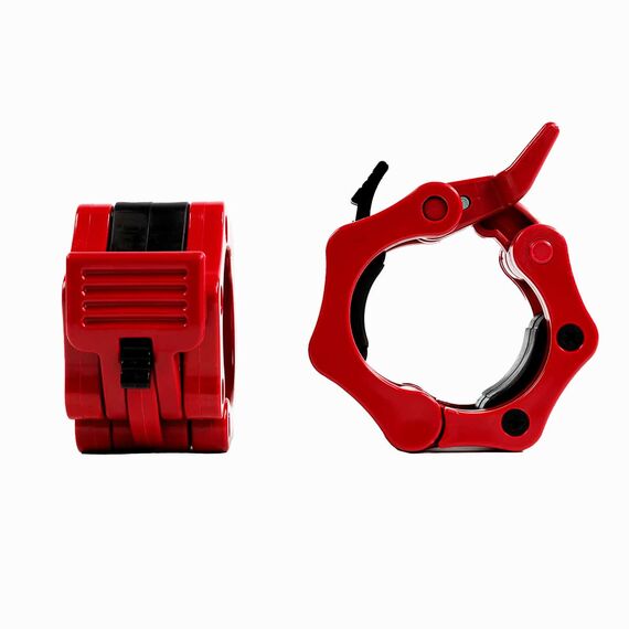 Stop disques en plastique "Lock Jaw" pour barres Ø 50mm GladiatorFit (lot de 2) | Rouge, 3 image