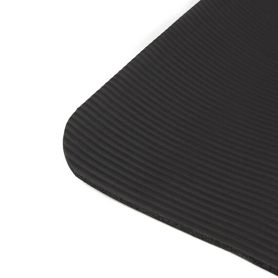 Tapis de yoga, fitness antidérapant en mousse 180x60x1cm | Noir, 4 image