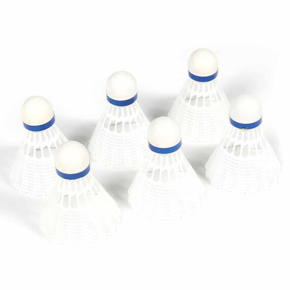 Nylon badminton shuttlecocks for training and competition (set of 6), 4 image