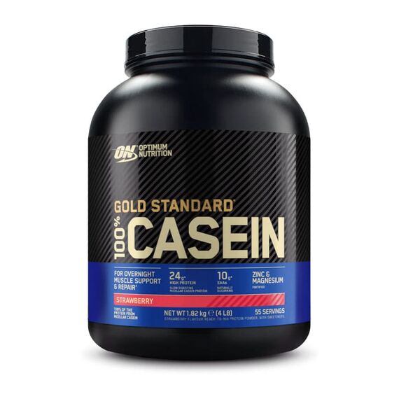 Gold Standard 100% Casein 1.82kg Optimum Nutrition | Fresa, 2 image