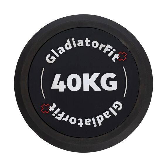 Rundhantel aus Gummi | 40 KG, 2 image