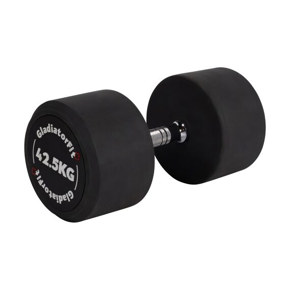 Round rubber dumbbell | 42.5 KG