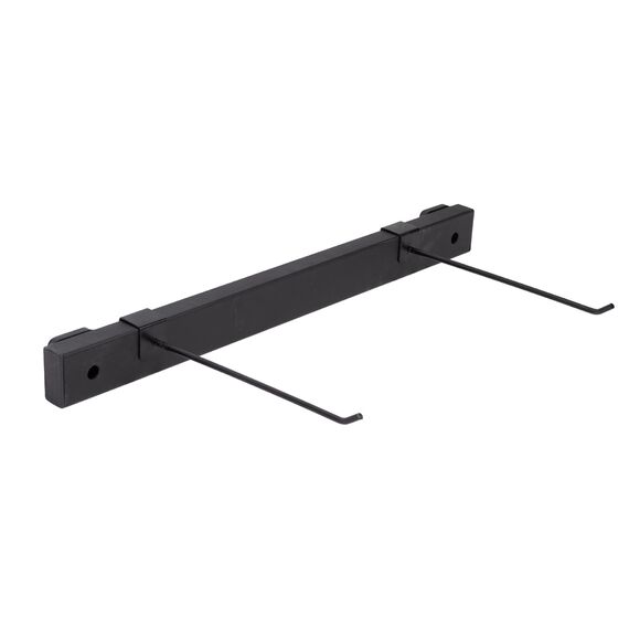 Adjustable wall rack for yoga mats