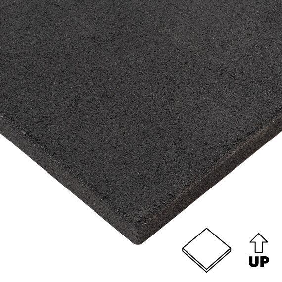 Sol en caoutchouc unie pour sol de salle de sport 100x100 GladiatorFit | 4 CM, 4 image
