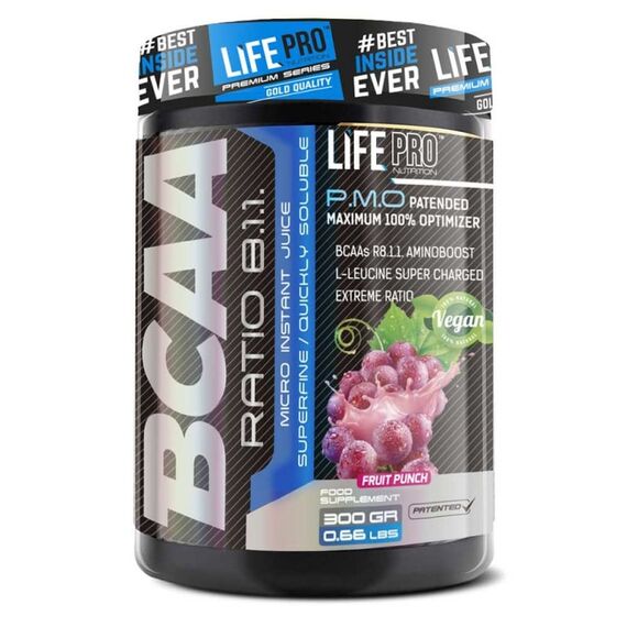 Bcaa 8:1:1 300g Life Pro | Punch aux Fruits, 2 image