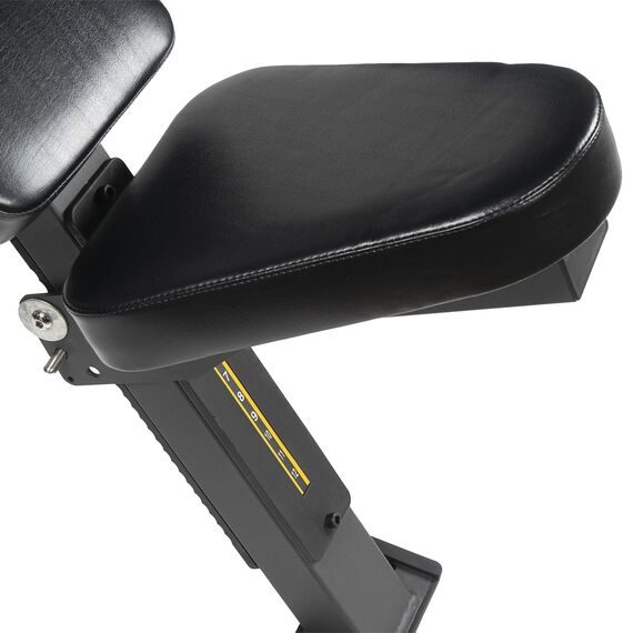 Olympic inclined steel bench with bar support, 6 image
