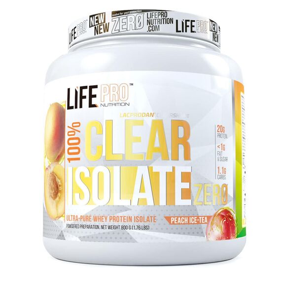 Clear whey isolate zero 800g Life Pro | Ice Tea Pêche, 2 image