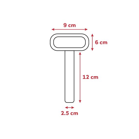 Kurzer Sicherheitsstift pin bolt Ø 25mm für Racks und Rigs, 5 image