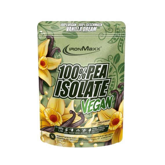 100% PEA Isolate Vegan 500g IronMaxx | Vanilla, 2 image