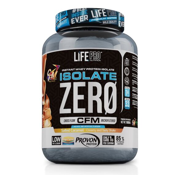 Whey isolate zero 1kg Life Pro | Salted Caramel, 2 image