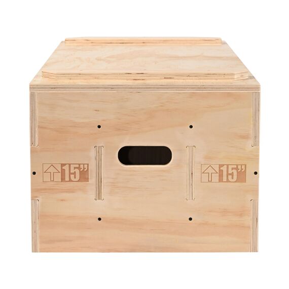 Stackable wooden Jerk Blocks GladiatorFit (set of 2), 3 image