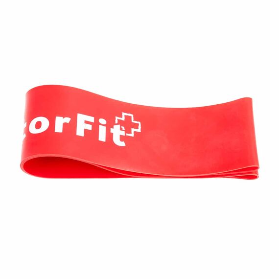 Mini bande de résistance “Loops” en latex | Rouge, Taille: L, Couleur: Rouge, 5 image
