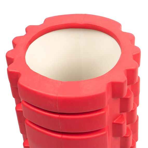 Rouleau de massage 33cm "Foam Roller" sans piques Ø 14cm | Rouge, 6 image