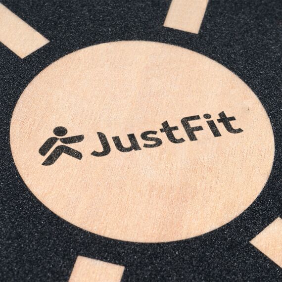 Balance board en bois pour équilibre et coordination Ø 39cm JustFit, 6 image