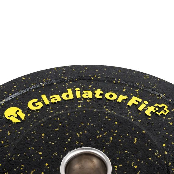 Olympic disc "Hi-Temp" Rubber Ø 51mm | 15 KG, Colour: Yellow, Additional Weight: 15 kg, 6 image