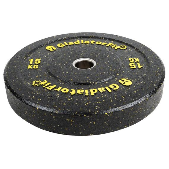 Olympic disc "Hi-Temp" Rubber Ø 51mm | 15 KG, Colour: Yellow, Additional Weight: 15 kg, 7 image