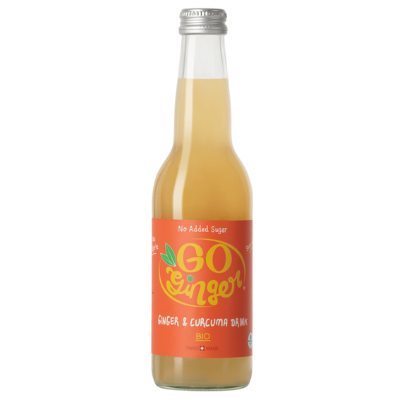 GoGinger 330ml sugar-free ginger-turmeric drink (pack of 12)