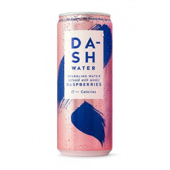 Flavored sparkling water 330ml Dash (set of 12) | Raspberry, 2 image