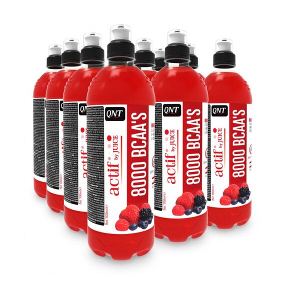 Actif BCAA's 8000mg 700ml QNT (lot de 12) | Fruits rouges, 2 image