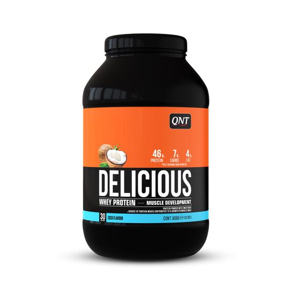 Delicious Whey 908g QNT | Coconut, 2 image