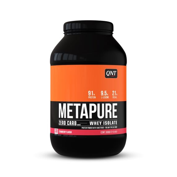 Metapure Zero Carb Whey Isolate 908g QNT | Strawberry, 2 image