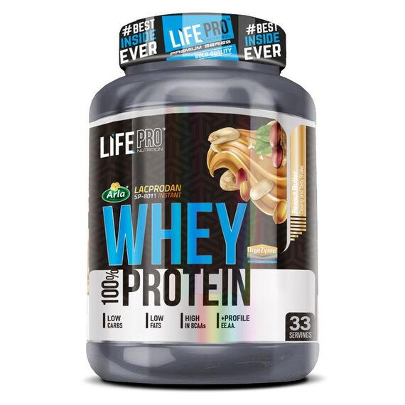 Whey 1kg Life Pro | Chocolat Noisette, 2 image