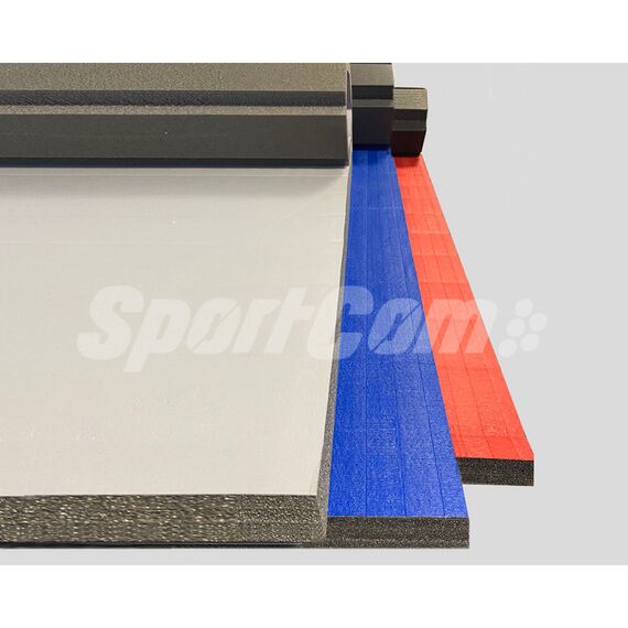 Home Mat Flexi-Roll" 4cm tatami floor Dollamur | Red 175x175 CM, 3 image