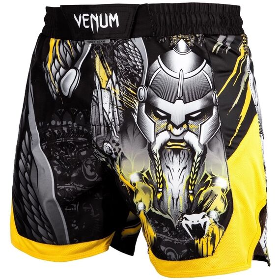 Venum Viking 2.0 Fightshorts - Black/Yellow, 2 image