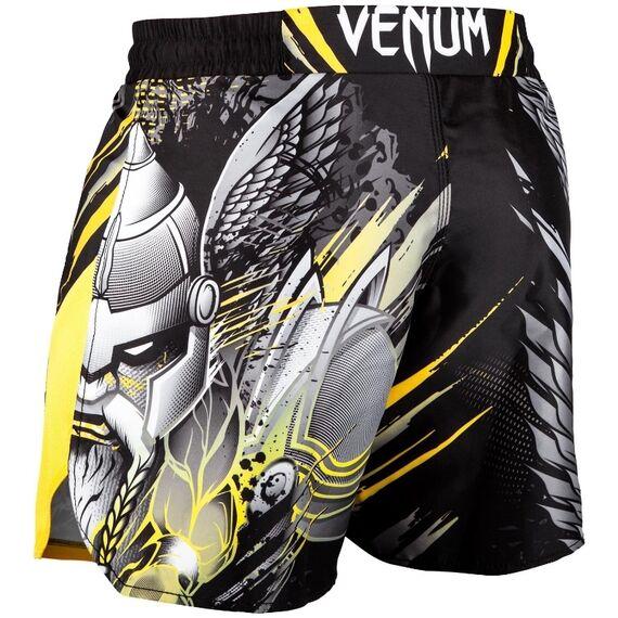 Venum Viking 2.0 Fightshorts - Black/Yellow, 4 image