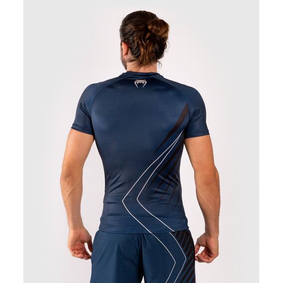 Venum Contender 5.0 Rashguard hort sleeves - Navy/Sand, 4 image