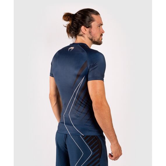 Venum Contender 5.0 Rashguard hort sleeves - Navy/Sand, 5 image