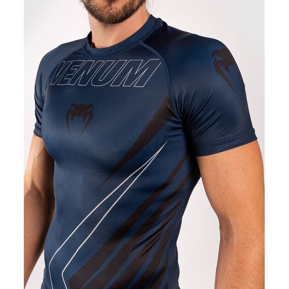 Venum Contender 5.0 Rashguard hort sleeves - Navy/Sand, 6 image