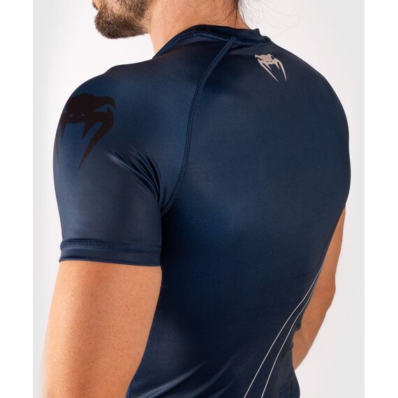 Venum Contender 5.0 Rashguard hort sleeves - Navy/Sand, 8 image