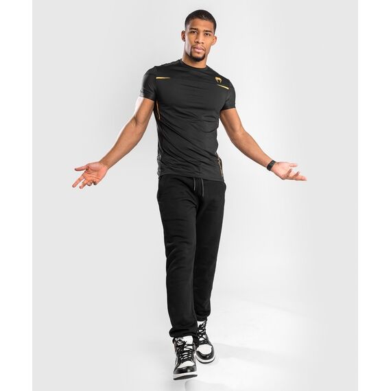 Venum Tempest 2.0 Dry tech T-shirt â€“ Black/Gold - S, Farbe: Schwarz, Grösse : S, 5 image