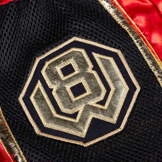 8 Weapons Muay Thai Short Super Mesh –  Block, Farbe: Rot, Grösse : XL, 3 image